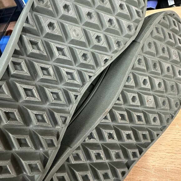 Vans Slip-On TRK Rubber Water Shoes Sz 9 Grape Leaf Army Green Sneakers Trek - Picture 6 of 7